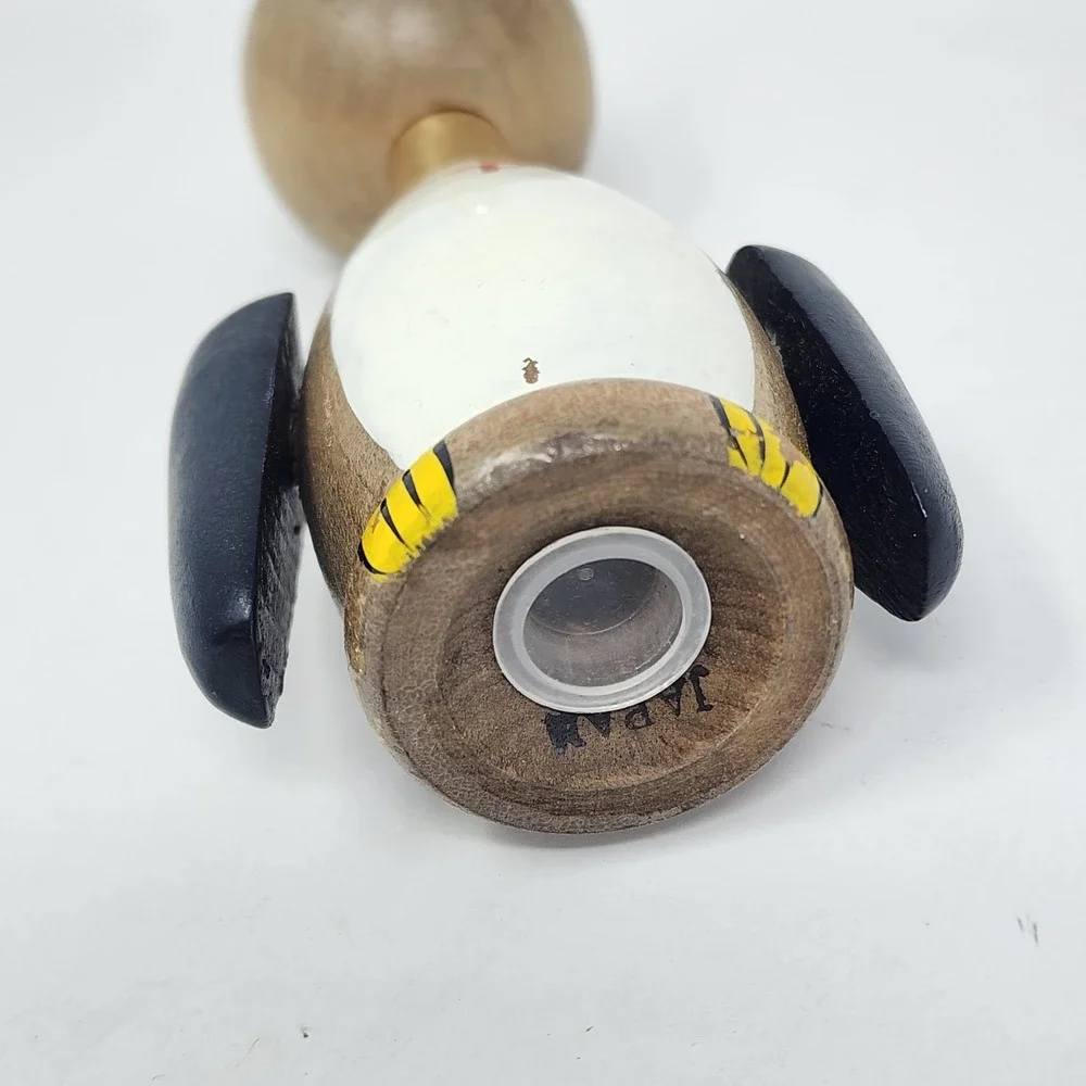 Wooden Duck Bird Salt Pepper Shakers Japan